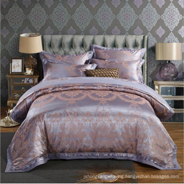 satin artificial silk bedding sets for hotel home